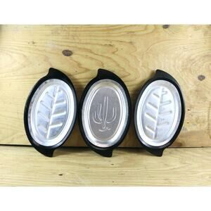 Nordic Ware Platter Steak Sizzler Fajita & Platter Holder Catus #1112 Set of 3